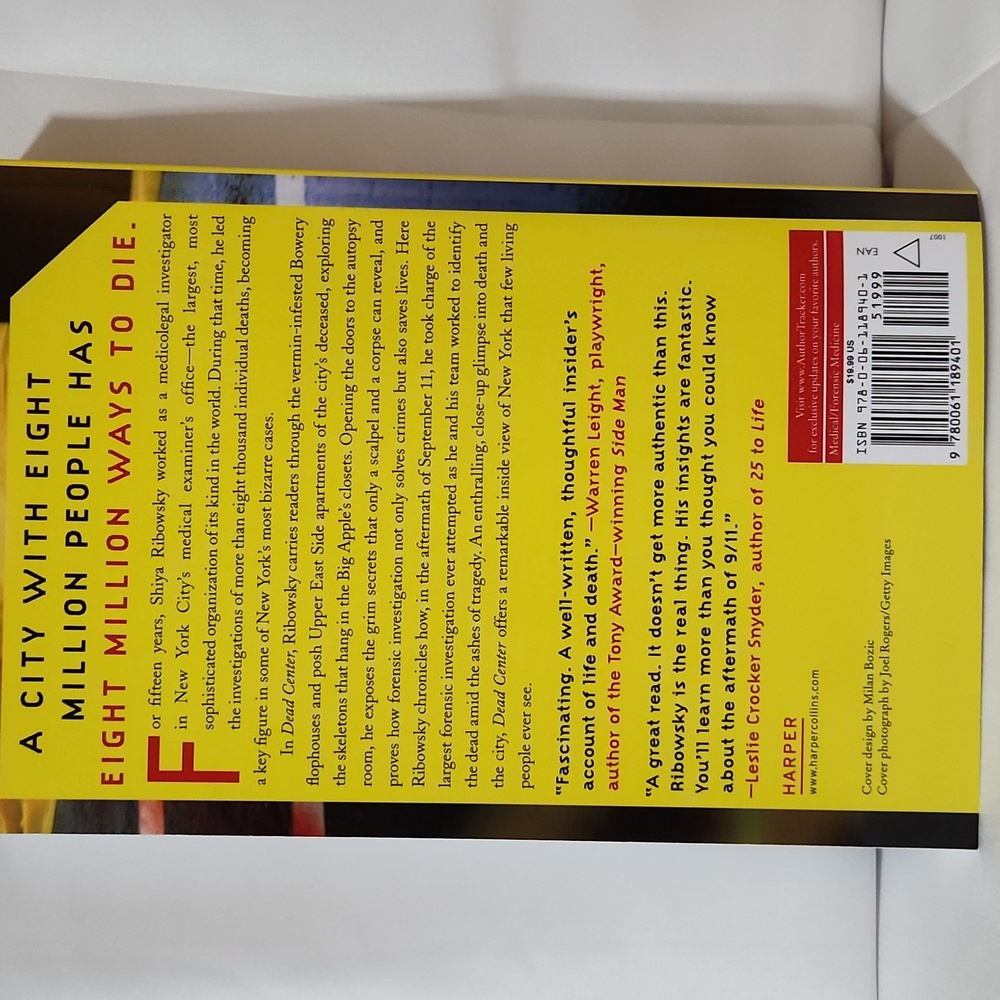 Dead Center Book - Picture 2 of 3